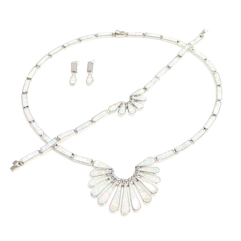 Beautiful White Opal Set