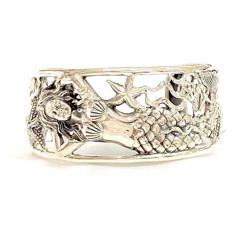 Amazing Mermaid Design Cuff Bracelet