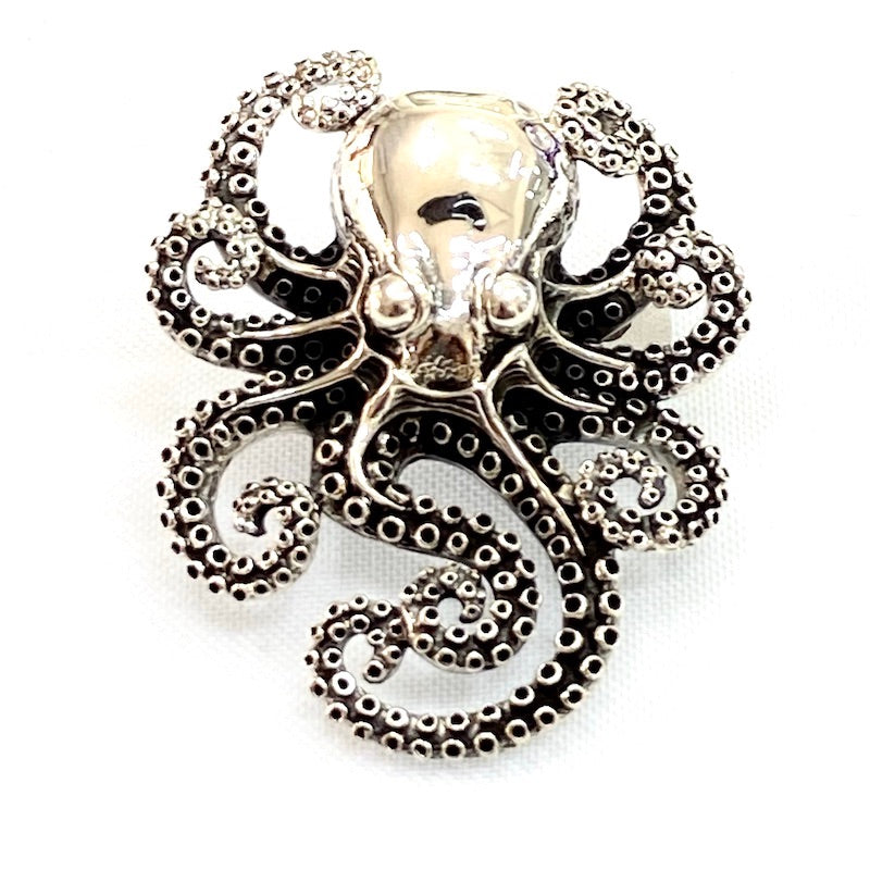 Beautiful Medium Size Octopus Pendant
