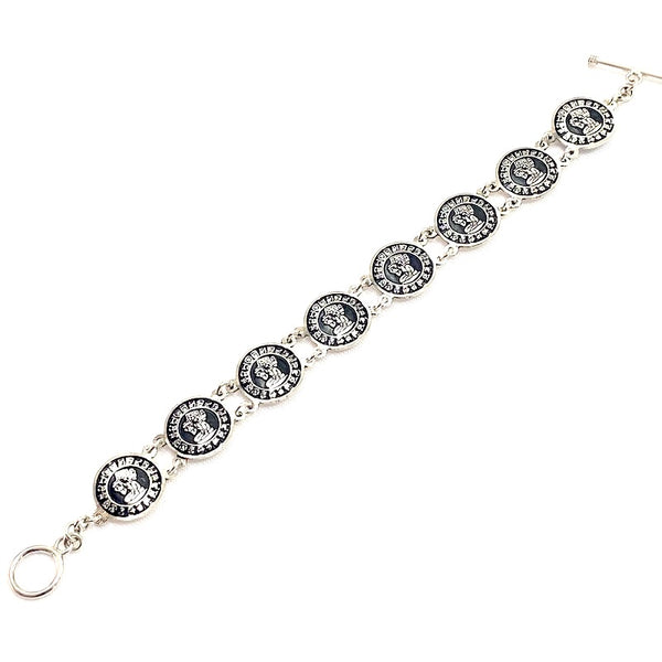 Small Size Mayan Calendar Bracelet Sergio #39 s Silver From Taxco