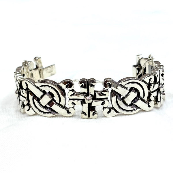 Elegant Vintage Style Silver Bracelet – Sergio's Silver From