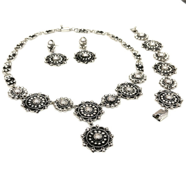 Classic Vintage Style Silver Set – Sergio's Silver From Taxco