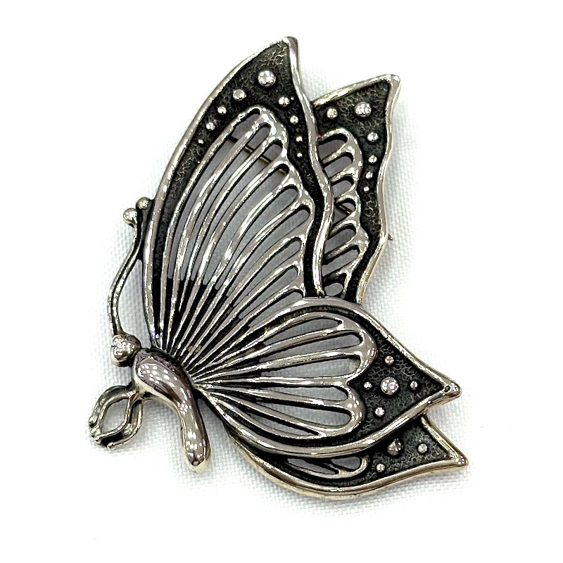 Large Butterfly Design Pendant-Pin