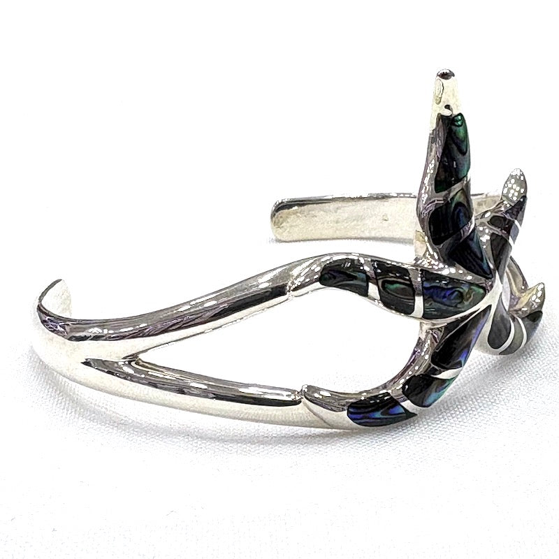 Striking Starfish Design Cuff Bracelet