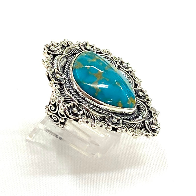 Stunning vintage Style Turquoise Ring