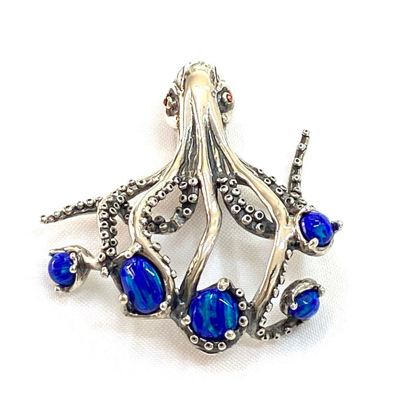 Stunning Octopus Design Pendant – Sergio's Silver From Taxco