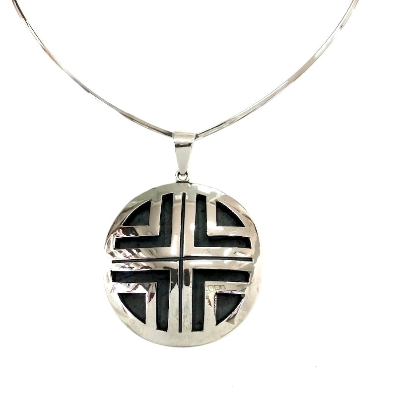 Designer Taxco Vintage Silver Pendant