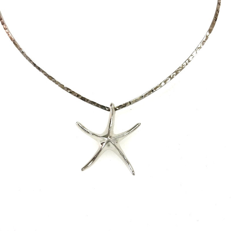 Beautiful Silver Starfish Pendant