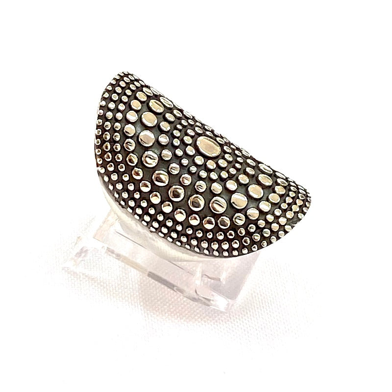 Attractive Long Ring with Dotted Design Pattern