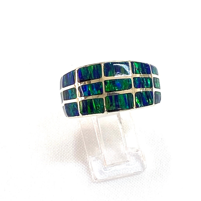 Stunning Dark Green Opal Ring