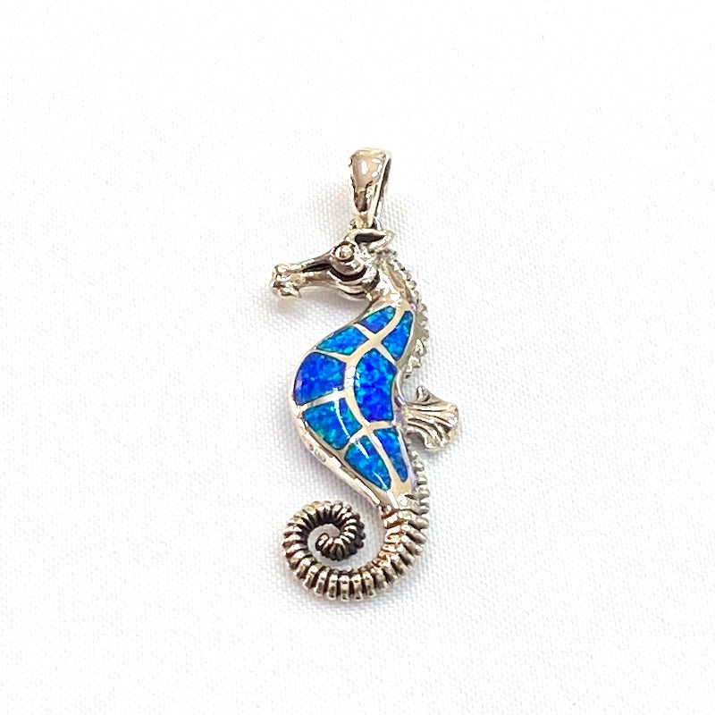Stunning Double Sided Seahorse Pendant