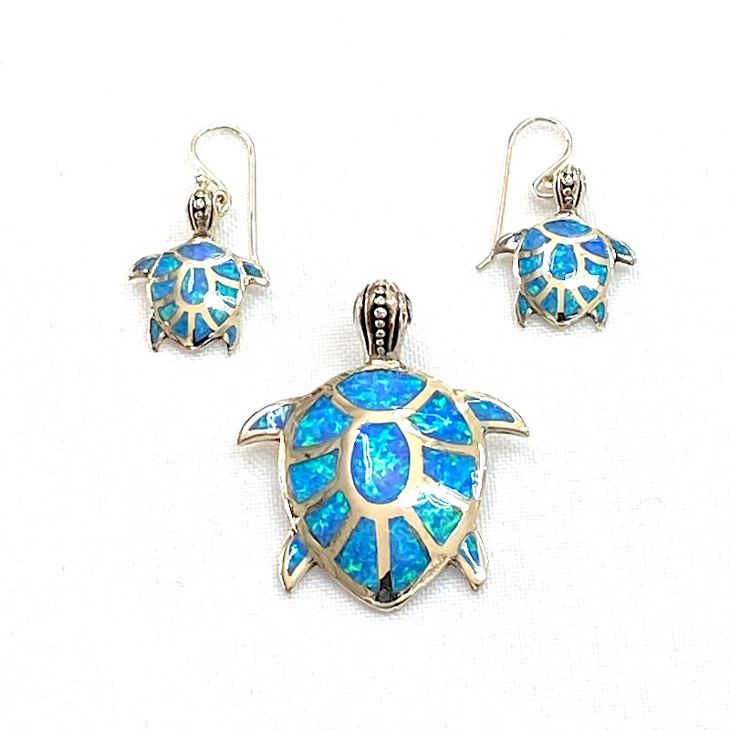 Colorful Turtle Design Opal Set
