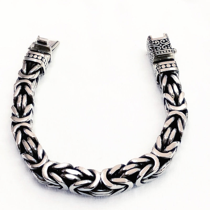 30mm Very Heavy Curb Link Mens Bracelet | Silverwow.net – SilverWow™