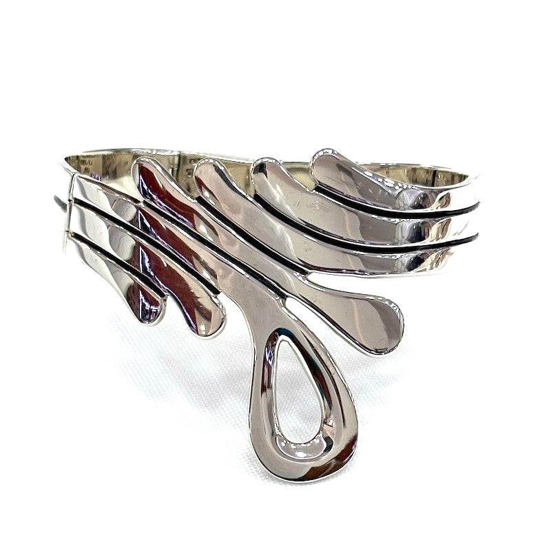 Vintage Style Silver Cuff Bracelet