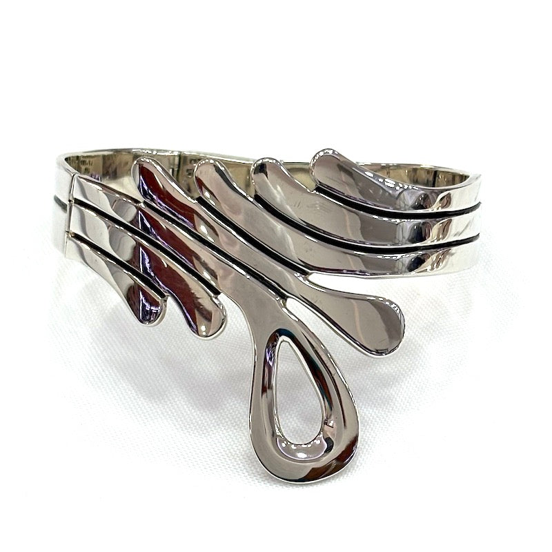 Vintage Style Silver Cuff Bracelet