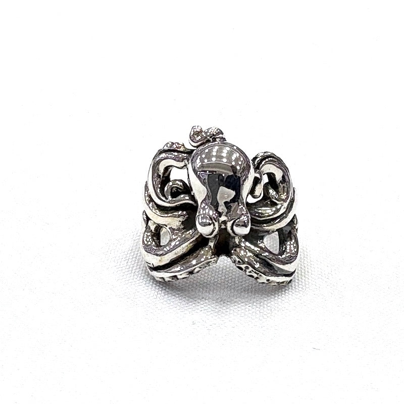 Octopus Design Silver Ring