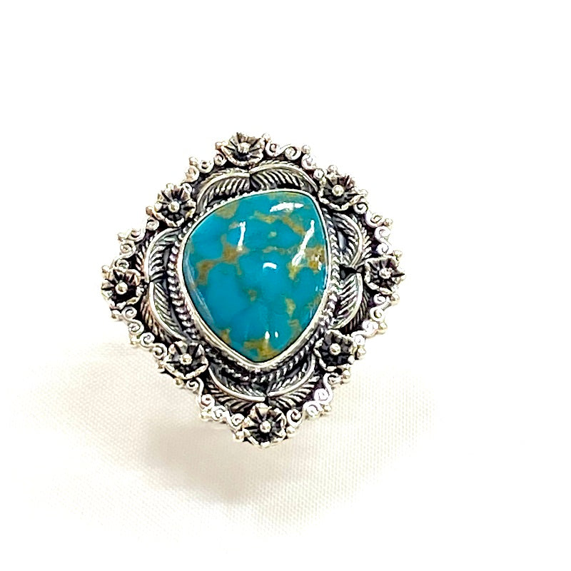 Stunning vintage Style Turquoise Ring