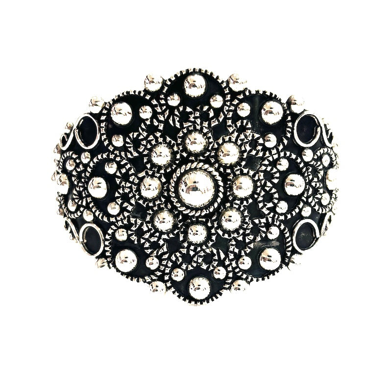 Vintage Style Wide Silver Cuff Bracelets