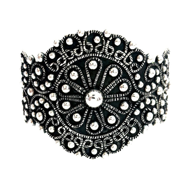 Gorgeous Vintage Style Wide Cuff Bracelet