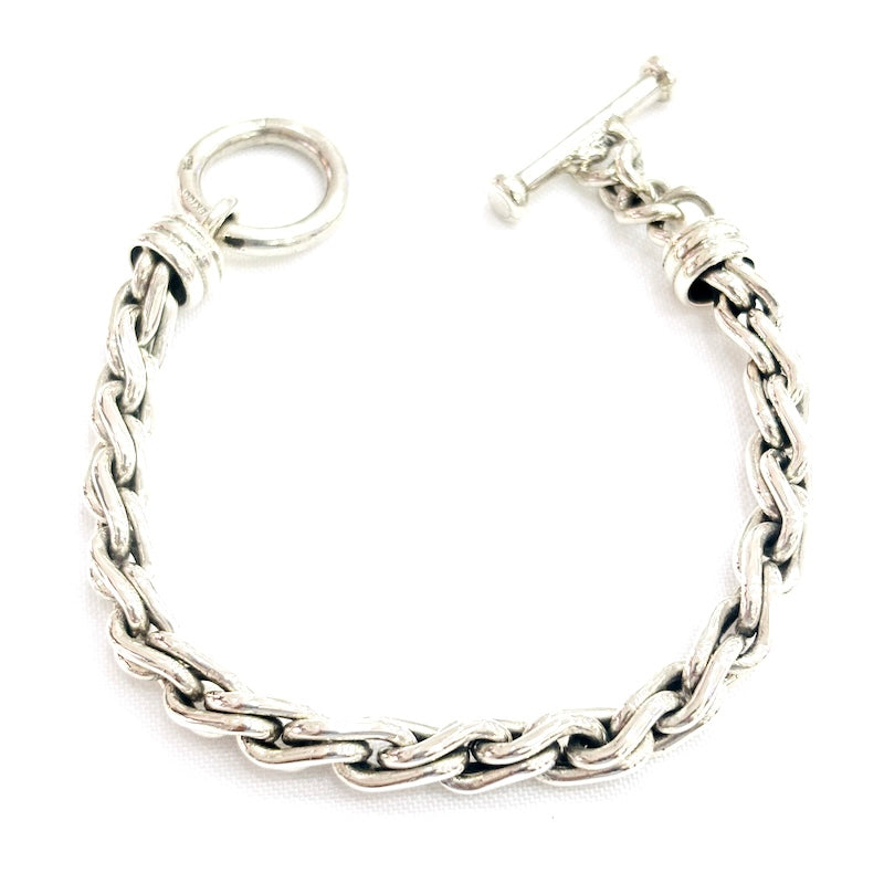 Unique Braided Link Design Bracelety