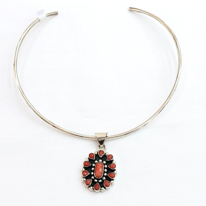 Pink Onyx Oval Shape Pendant