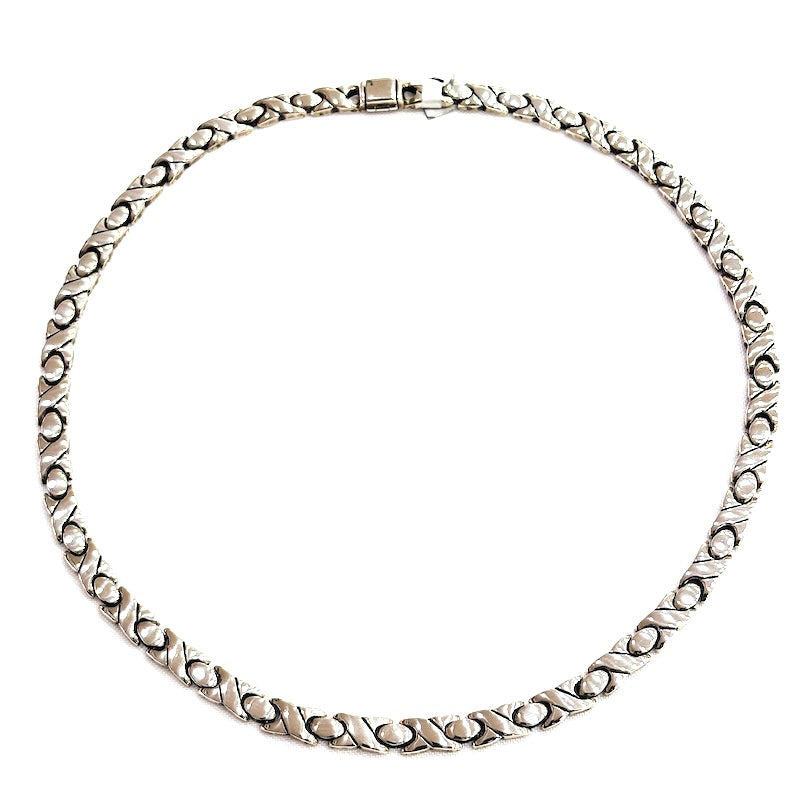 Beautiful Flat Links Style Necklace